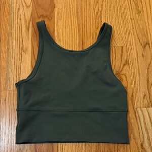 Women's Dark Green workout top